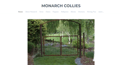 Desktop Screenshot of monarchcollies.com